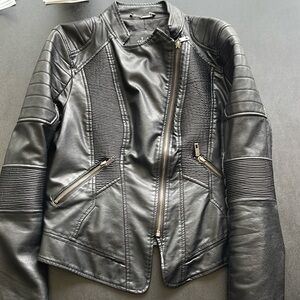 Faux Leather Jacket